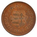 1947. 2f tombak műanyag kapszulában T:1-,2 patina Adamo F1 - Image 2
