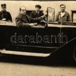 1936 Budapest, Csöppüs Ferenc óriás autója. photo (vágott / cut) (12 x 6,5 cm)