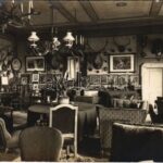 1911 Drétoma, Drietoma (Trencsén, Trencín); Moser kastély belső / castle interior. photo