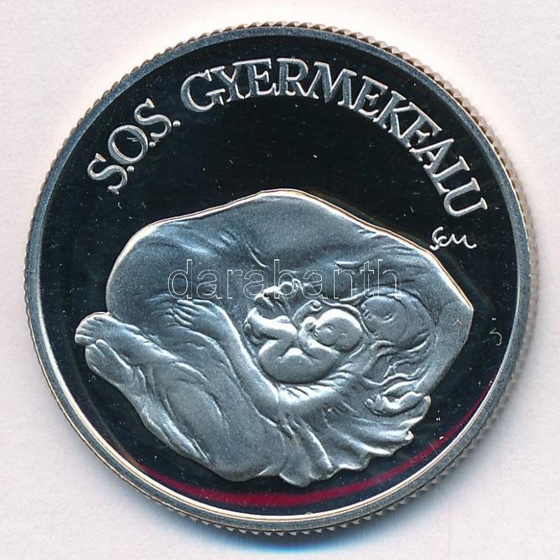 1990. 100Ft Cu-Ni 'SOS Gyermekfalu' T:PP Adamo EM117