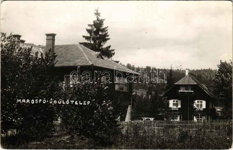 1942 Marosfő, Izvoru Muresului; üdülőtelep / holiday resort. photo