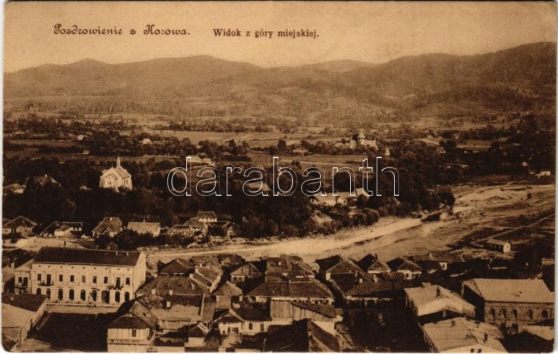 1914 Kosiv, Kossow, Kosów; general view (EK)