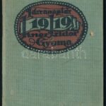 1919 Kner Izidor előjegyzési tárcanaptár