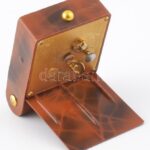 Jaeger utazóóra, mechanikus, működik, jó állapotban. 6x9 cm - Image 2