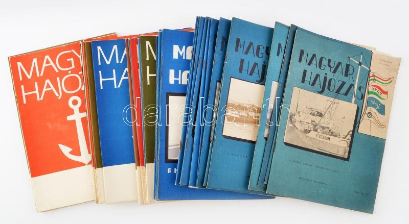 1963-1966 Magyar Hajózás I-IV. teljes évfolyama (I. évf. 1-2. sz. Teljes évfolyam, 1963. XI. 1., XII. 1.; 1964 II. évf 1-12. sz. 1964. I-XII. Teljes évfolyam.; 1965. III. évf. 1-12. sz., 1965 I-XII. Teljes évfolyam.; 1966 IV. évf. 1-12. - Image 2