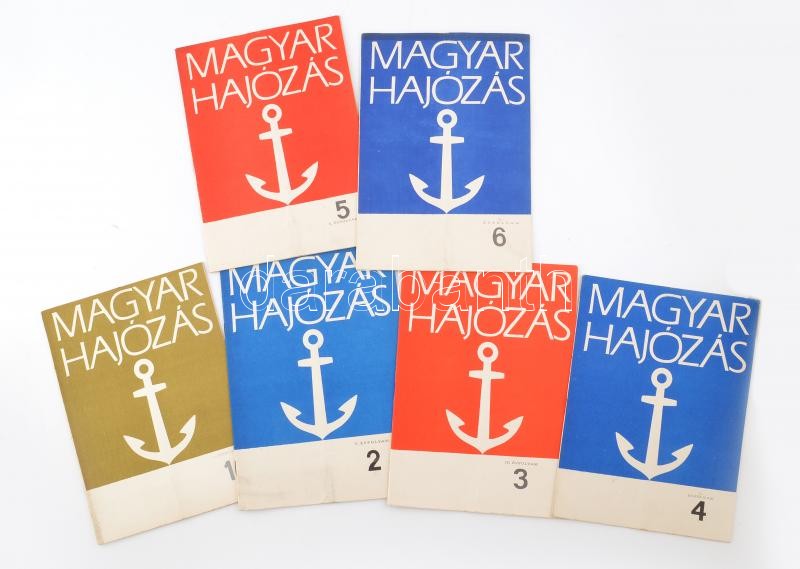 1967 Magyar Hajózás IV. 1-6 szám, fél évfolyam.