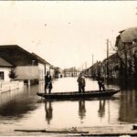 Arad, Árvíz a Maros folyón / flood on the Mures river. photo (fl)