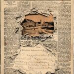 1905 Kolozsvár, Cluj; Fő tér. 'Ellenzék' politikai és társadalmi napilap montázs. Rigó Árpád kiadása / main square, newspaper montage (r)