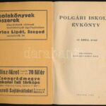 1934 Polgári iskolai évkönyv az 1934. évre. Szerk.: Krompaszky Ede. Szeged, 1934., Délmagyarország-ny., Papírkötés, foltos. - Image 2