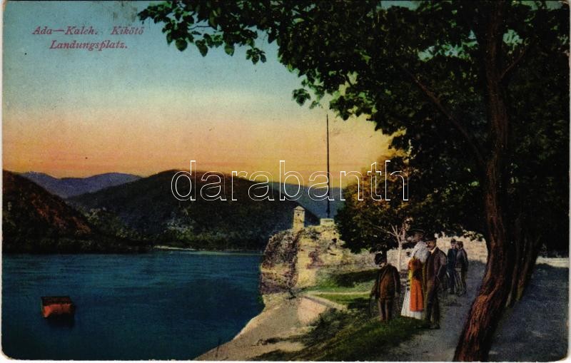 Ada Kaleh, Kikötő / Landungsplatz / dock (EK)