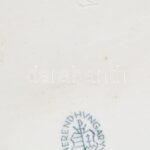 Herendi Toldi, bikával birkózó nagy méretű porcelán. Szarvak letörtek. 30 cm - Image 3