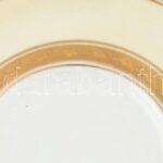 Crown Straffordshire jelzett angol porcleán mokkás csésze párban. Matricás, jelzett, minimális kopással - Image 3