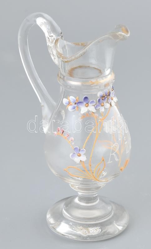 Kiöntő, magyar XIX. sz. Maria felirattal. Kézzel festett, hibátlan 15 cm - Image 2