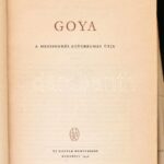Lion Feuchtwanger: Goya. Bp., 1956. Új Magyar. Kiadói vászonkötésben, sérült papír védőborítóval. Vas István fordító áltat DEDIKÁLT! - Image 2