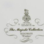 Ridgway of Staffordshire England Est. 1792 jelzésű lapostányér, 6db, Windsor mintával. 1970 körül. Hibátlan. d: 25 cm - Image 4