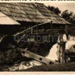 Kövesliget, Drahowo, Dragovo, Dravohe, Drahovo (Máramaros); vízimalom / water mill. Irving Berkey photo