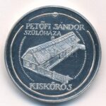 Fritz Mihály (1947-) 1990. 'Petőfi útja sorozat V. / Magyar Éremgyűjtők Egyesülete kiskőrösi csoportja 1990' Ag emlékérem peremen 'SZG' jelzéssel (20g/0.835/32mm) T:1- (eredetileg PP)