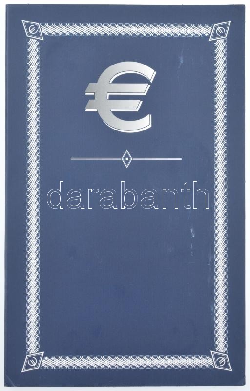 Vatikán 2002. 1c-2E (8xklf) próbaveret forgalmi sor karton dísztokban T:1 Vatican 2002. 1 Cent - 2 Euro (8xdiff) trial strike coin set in cardboard case C:UNC - Image 3