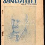 1917 A Színházi élet Magyar Színház jubiláris száma. Foltos