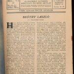 1917 A Színházi élet Magyar Színház jubiláris száma. Foltos - Image 2