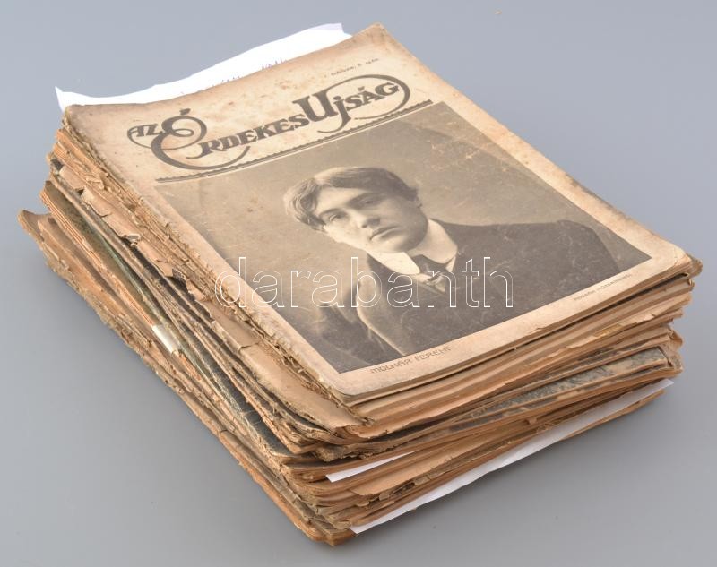 1913-19 Az Érdekes Újság 27 db száma. vegyes állapotban