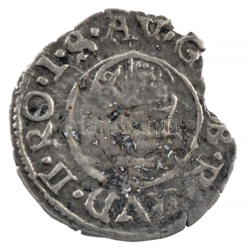 1581K-B Denár Ag 'Rudolf' (0,40g) T:2- patina, kitörés Hungary 1581K-B Denar Ag 'Rudolf' (0,40g) C:VF patina, cracked Huszár: 1059.,Unger II.: 811.a - Image 2