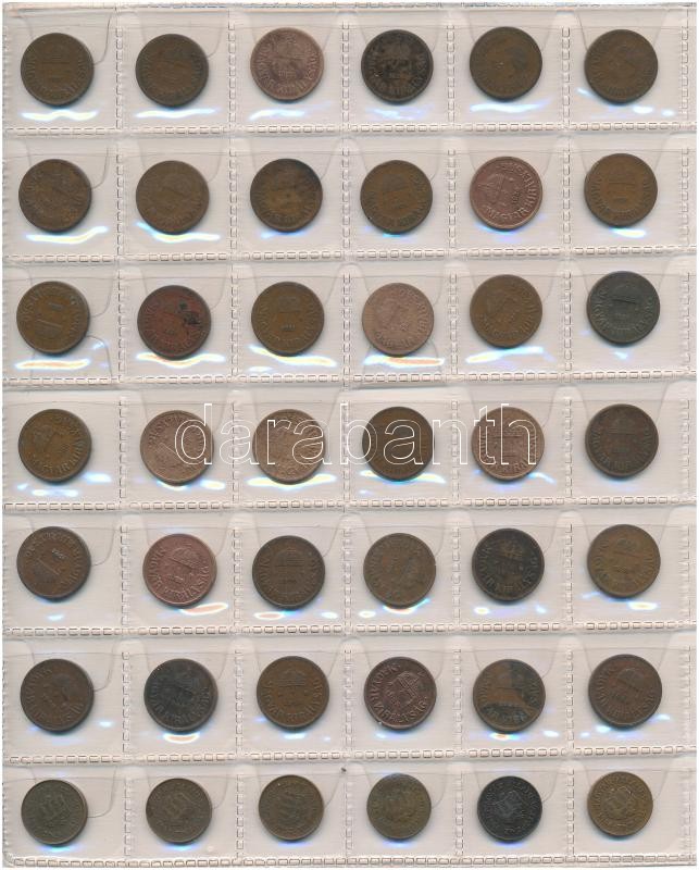 1926-1947. 42db-os 2f tétel műanyag berakólapon (14xklf évjárat) T:2-3 - Image 2