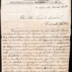 1919 Molnár Imre tojáskereskedő Erszébetfalva fejléces levél
