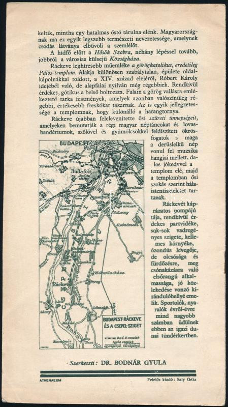 cca 1940 BHÉV Budapesti Helyi érdekű vasutak képes ismertetője a ráckevei vonalról 8p. - Image 4