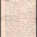 1905 br. Korányi Frigyes (1827-1913) által kiállított orvosdoktori munkáltató bizonyítvány, ami szerint Kovács József orvosdoktor a vezetése alatt álló I. sz. egyetemi belgyógyászati klinikán nála állt alkalmazásban, Korányi