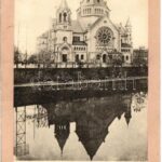 1902 Strasbourg, Strassburg; Synagoge / zsinagóga / synagogue (EK)