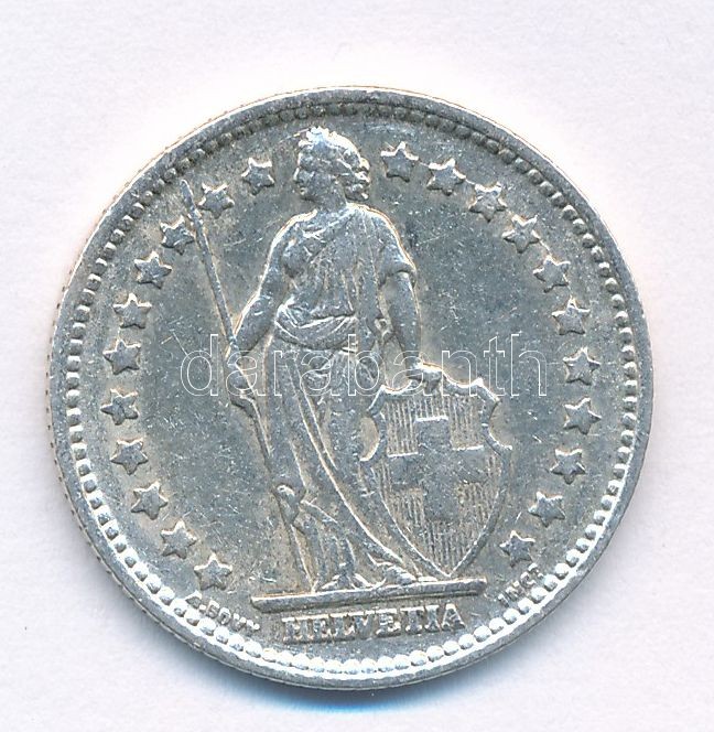 Svájc 1944B 1Fr Ag T:2- Switzerland 1944B 1 Franc Ag C:VF Krause KM#24 - Image 2