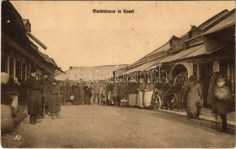 Kovel, Kowel; Marktstrasse / market street (EK)