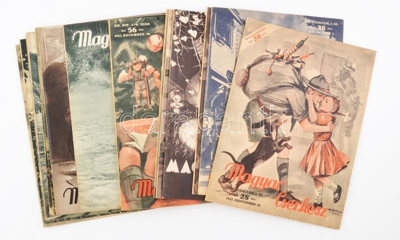 Magyar Cserkész 1937 XIX. évfolyam ( teljes ), jó állapotban