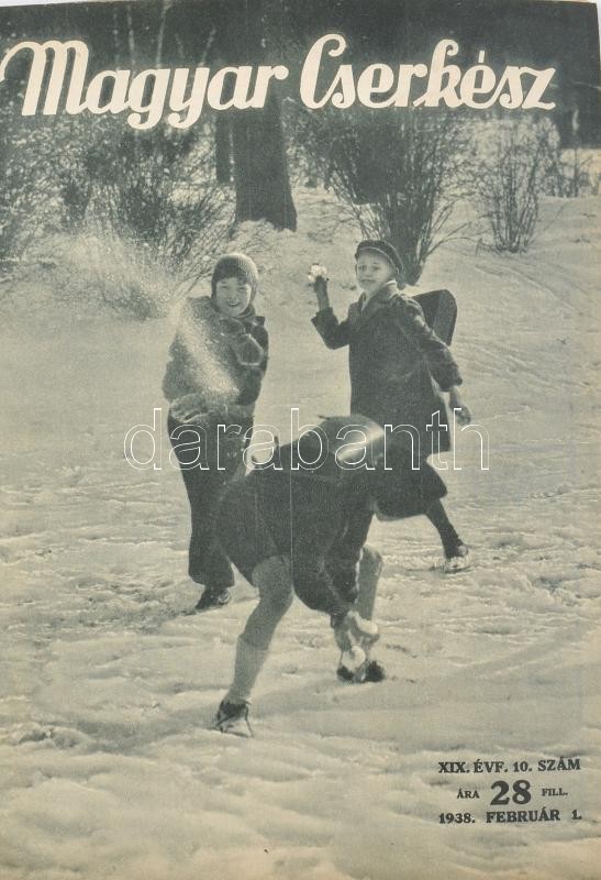 Magyar Cserkész 1937 XIX. évfolyam ( teljes ), jó állapotban - Image 2