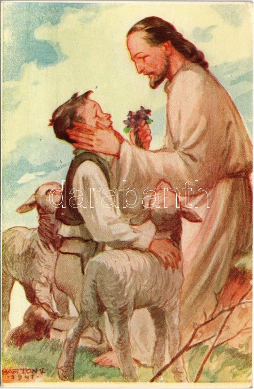 Kiadja a Márton L.-féle Cserkészlevelezőlapok Kiadóhivatala / Hungarian boy scout art postcard s: Márton L. (EK)