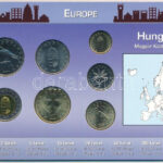 1996-2007. 1Ft-100Ft (7xklf) forgalmi összeállítás 'Europe, Hungary' kartonlapon T:1,1- - Image 2