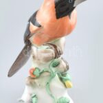 Herendi harkály, kézzel festett, jelzett, ragasztott, sérült, m:22 cm - Image 2
