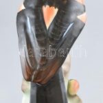 Herendi harkály, kézzel festett, jelzett, ragasztott, sérült, m:22 cm - Image 3