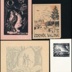 9 db vegyes ex libris (Bordás, Várkonyi, stb.)