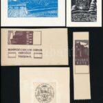 9 db vegyes ex libris (Bordás, Várkonyi, stb.) - Image 2