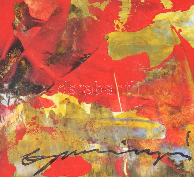 Jelzés nélkül: Álom, vegyes technika, papír, felcsavarva, 70×100 cm - Image 2