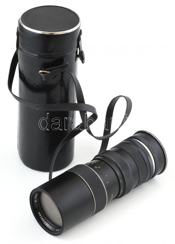 Optomax f: 85~205mm objektív tokban.