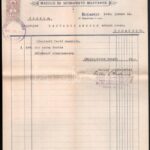 1942 Fischer és Hartmann szobafestők fejléces számla