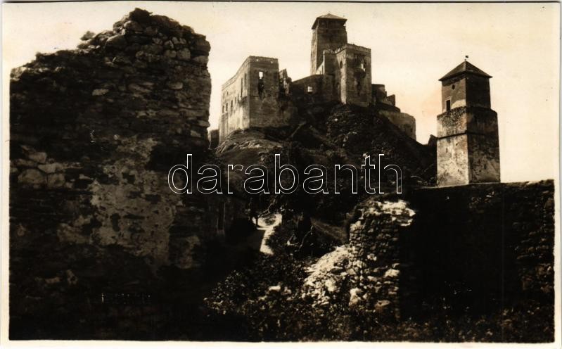 Trencsén, Trencín; Hrad / vár / castle. Foto-Tatra (vágott / cut)