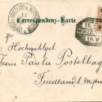 1899 (Vorläufer) Semmering, Ort u. Ruine-Klamm, Weinzöttlwand. Art Nouveau, floral (EK) - Image 2