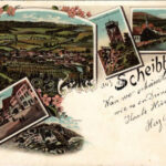 1901 Bregenz, Gruss vom St. Gebhardsberg. C. Jurischek Kunstverlag Art Nouveau, floral, litho (EB)