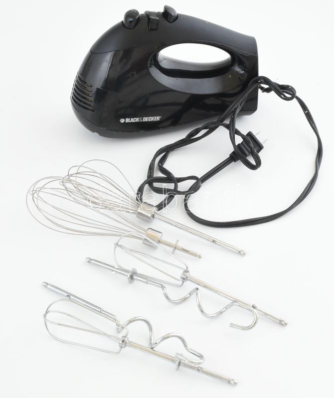 Black and Decker mixer, habverő, kétféle fejjel. amerikai dugóval, működik
