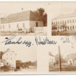 1922 Bánkeszi, Bánov; Fő utca, malom, iskola / main street, school, mill. photo (EK)