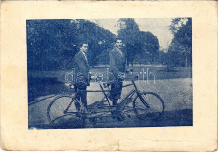 Autogram Gyűjtők a Revisió nagy harcosa Lord Rothermere számára, kerékpárok / Hungarian irredenta, bicycles (szakadás / tear)